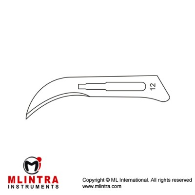 Scalpel Blade No. 12 Pack of 100 Stainless Steel, Scalpel Blade No. 12 Pack of 100 Stainless Steel,